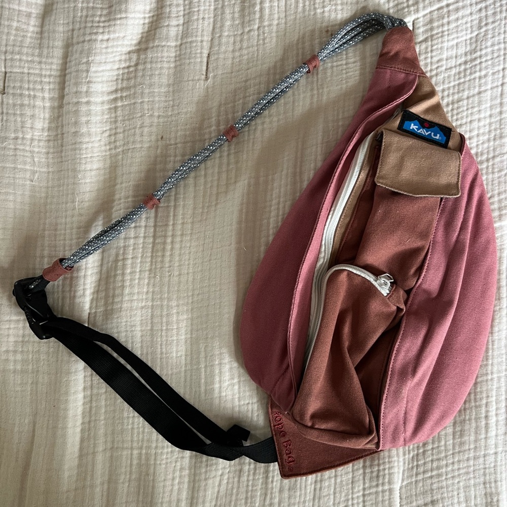 Kavu Mini Rope Sling Bag in Earth Love